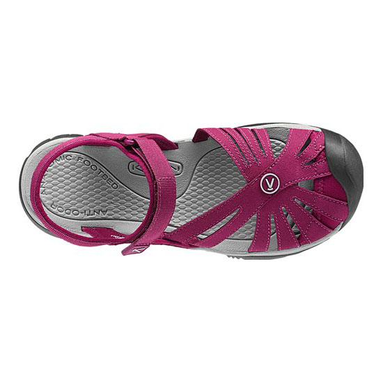 ROSE SANDAL BEET RED