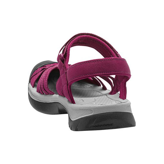 ROSE SANDAL BEET RED