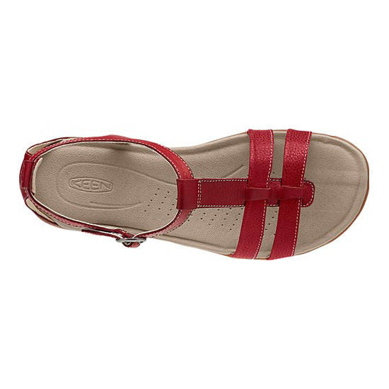 ROSE CITY T-STRAP RED DAHLIA