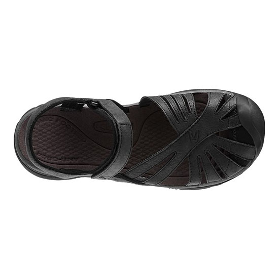 ROSE LEATHER BLACK