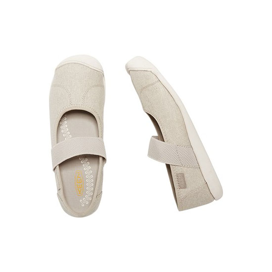 SIENNA MJ CANVAS FEATHER GRAY