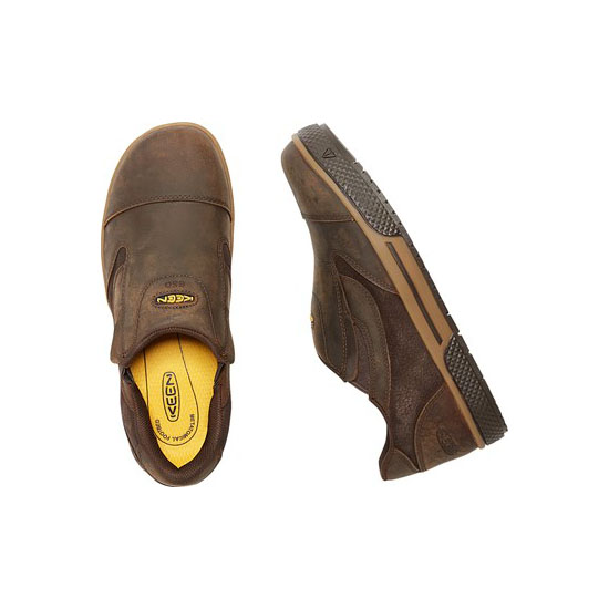 DESTIN SLIP-ON ESD CASCADE BROWN